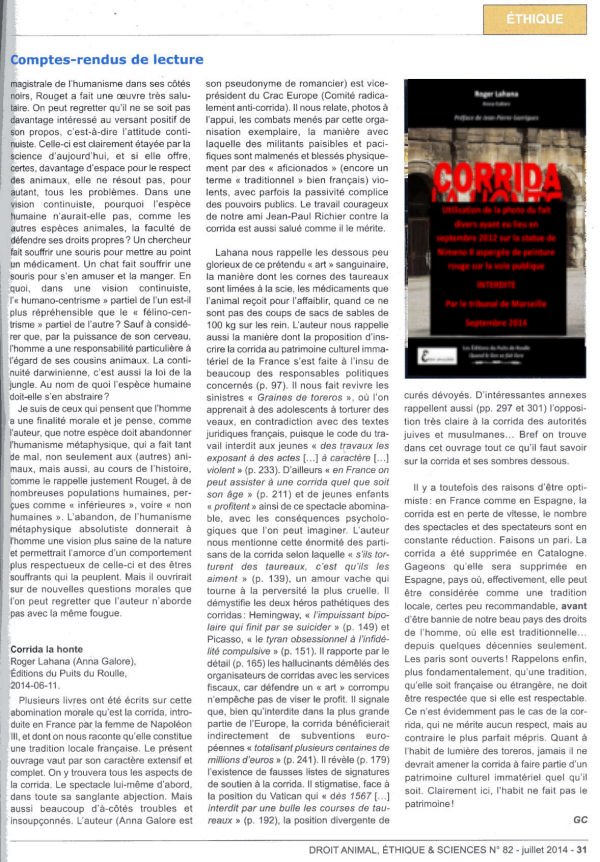 Corrida la Honte Rogr Lahana