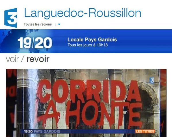 Corrida la honte