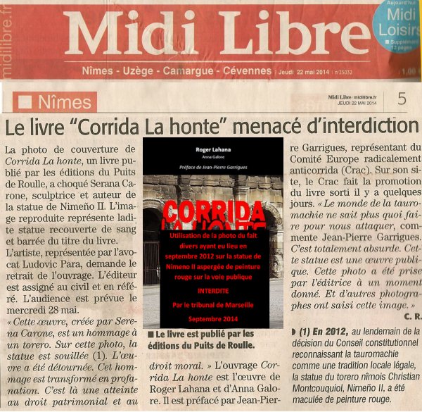 corrida la honte