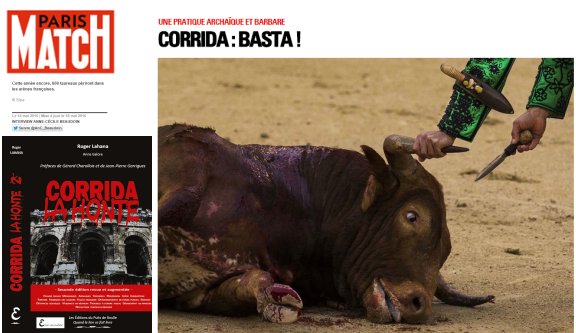Corrida la honte Paris Match Anne Cécile Beaudoin