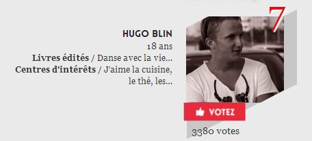 Hugo Blin Académie Balzac