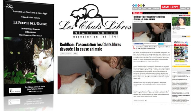 Chats libres de Nîmes Midi Libre Editions du Puits de Roulle