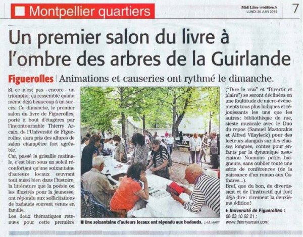 Editions du Puits de Roulle salon Figuerolles ML
